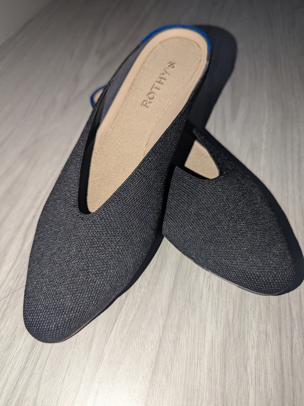 Rothy's Black Knit Slip-On Flats